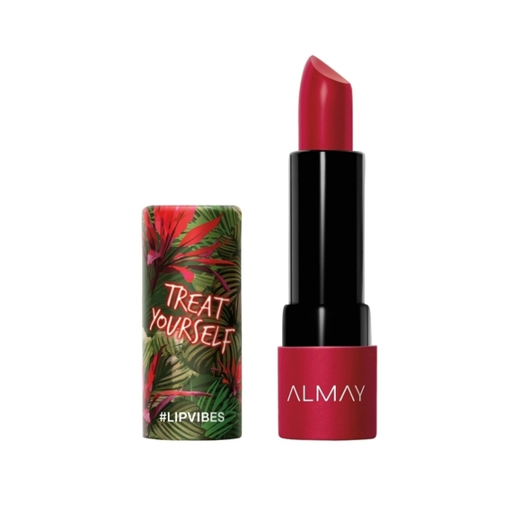 Almay Lip Vibes Matte Lipstick in Treat Yourself Red #170 - Picture 4 of 7